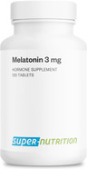 Supersmart - Melatonin 3Mg (Fast Dissolve) - Natural & Restful Sleep - Use For Jet Lag & Night Shifts Work | Non-Gmo & Gluten Free - 150 Tablets