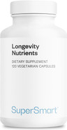 Supersmart - Longevity Nutrients - With Berberine & L-Theanine - Powerful Anti Aging Supplement - Promote Longevity | Non-Gmo & Gluten Free - 120 Vegetarian Capsules