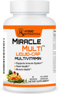 Miraclemulti Liquid Multivitamin Capsules For Men & Women - Complete Whole Food Blend Daily Vitamin & Mineral Supplement With Coq10, B12, 42 Superfood Enzyme - 120 Softgels Miraclemulti Liquid Multivitamin Capsules For Men & Women - Complete Whole Food Blend Daily Vitamin & Mineral Supplement With Coq10, B12, 42 Superfood Enzyme - 120 Softgels