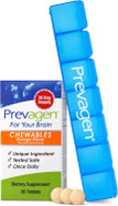 Prevagen Regular Strength 10Mg, 30 Chewables |Orange| With Apoaequorin & Vitamin D & Prevagen 7-Day Pill Minder
