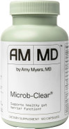 Amy Myers Md Microb-Clear - Microbiome Balance Support - Aids Gut Health, Daily Bowel Movements & Bloating - Supports Healthy Gut Flora - Gluten-Free, Dairy-Free & Non-Soy - 120 Capsules (60 Servings)