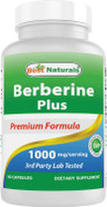 Best Naturals Berberine Plus 1000Mg Per Serving 120 Capsules