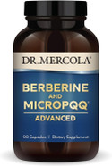Dr. Mercola Berberine And Mircopqq Advanced - Offers Metabolic, Mitochondrial, Brain & Immune Support - Gmo-Free, Gluten-Free & Soy-Free - 90 Capsules (90 Servings)