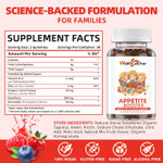 Appetite Booster Gummies For Kids Adults: Appetite Support Supplement With Bromelain Hawthorn Zinc Vitamin B12 For Healthy Digestive & Nutritional Balance, Sugar Free Mixed Fruit Flavor Vegan 30 Days Appetite Booster Gummies For Kids Adults: Appetite Support Supplement With Bromelain Hawthorn Zinc Vitamin B12 For Healthy Digestive & Nutritional Balance, Sugar Free Mixed Fruit Flavor Vegan 30 Days