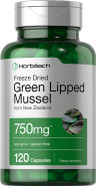 Horbäach Green Lipped Mussel | 750 Mg | 120 Capsules | From New Zealand | Premium Freeze Dried Mussel Powder | Non-Gmo And Gluten Free