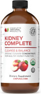 Complete Natural Products Kidney Complete - 8Oz Organic Liquid For Kidney Support, Cleanse, And Detox With Apple Cider Vinegar, Lemon, & Organic Chanca Piedra Complete Natural Products Kidney Complete - 8Oz Organic Liquid For Kidney Support, Cleanse, And Detox With Apple Cider Vinegar, Lemon, & Organic Chanca Piedra