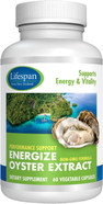 Energize Oyster Extract Supplement For Men & Women - Zinc, Taurine, Amino Acids - Supports Energy And Wellsness, Manufactured In Usa, 500 Mg, 60 Vegetable Capsules