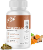 Fiq - Recuperate Iq - 5-In-1 Copper Supplements With Copper Bisglycinate - Easy-To-Swallow 2Mg Capsules - High Absorption, Boosts Energy - 60 Capsules