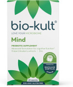 Bio-Kult Mind | Bacillus + Zinc, Grape & Blueberry Extracts | Brain & Gut Support | Cognitive Function | 60 Capsules
