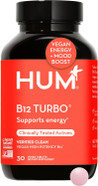 Hum B12 Turbo - Daily Energy & Calcium Support & Mood Support + Hormone Balance - Non-Gmo, Gluten-Free, Vegan (30-Count)