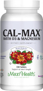 Maxi Health Calcium Magnesium Supplement With Vitamin D3 And Boron - Kosher Bone Health & Nighttime Formula, Calcium Citrate Calmag & Vitamin D (180 Tablets)