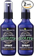 Black Earth Zeolite With Humic Fulvic Acids, Trace Minerals, For Adults And Kids Supports Gut Health, Immune Support, Digestion And Elimination And More 1Oz Liquid Pump Spray Supplement