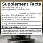 Shilajit Resin With Fulvic Acid And Trace Minerals - Gold Grade Pure Himalayan Shilajit For Men - Chilajit From Gilgit Packed With 85+ Minerals, Metabolism And Immune Support - 60G