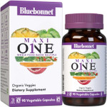 Bluebonnet Nutrition Maxi One (With Iron), Whole Food Multiple, Enzymes, Energy, Vitality, Gluten-Free, Kosher, Dairy-Free, Vegetarian Friendly, Soy-Free, Non-Gmo, 90 Vegetable Capsule, 3 Month Supply, Beige Bluebonnet Nutrition Maxi One (With Iron), Whole Food Multiple, Enzymes, Energy, Vitality, Gluten-Free, Kosher, Dairy-Free, Vegetarian Friendly, Soy-Free, Non-Gmo, 90 Vegetable Capsule, 3 Month Supply, Beige