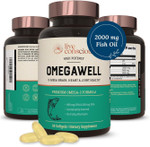 Live Conscious Omegawell Omega 3 Fish Oil - 2000Mg Capsules: Heart, Brain, & Joint Support - 800 Mg Epa 600 Mg Dha - Sustainably Sourced - Softgels - 30 Day Supply Live Conscious Omegawell Omega 3 Fish Oil - 2000Mg Capsules: Heart, Brain, & Joint Support - 800 Mg Epa 600 Mg Dha - Sustainably Sourced - Softgels - 30 Day Supply