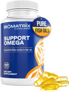 Support Omega (120 Gel Capsules) Omega 3 Fish Oil Supplement - Cardiovascular, Musculoskeletal Support