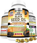 Fresh Healthcare Black Seed Oil Capsules Cold Pressed 1300Mg - 100% Pure Non-Gmo Nigella Sativa - Immune & Joint Support - Premium Softgel Supplement