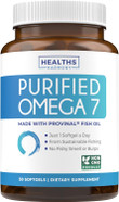 Omega 7 Supplement For Women And Men - High Potency & Purity Palmitoleic Acid Fatty Acid Fish Oil Supplement From Patented Provinal With Lowest Palmitic Acid - Sustainably Sourced (2 Month Supply) Omega 7 Supplement For Women And Men - High Potency & Purity Palmitoleic Acid Fatty Acid Fish Oil Supplement From Patented Provinal With Lowest Palmitic Acid - Sustainably Sourced (2 Month Supply)