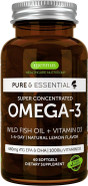 Igennus Advanced Rtg Omega-3 Ifos Certified Wild Fish Oil & Vitamin D3, 1-A-Day, Fatty Acids Epa & Dha, Fast-Acting Triglyceride Form, Ultra Pure & Non-Gmo, 60 Softgels