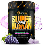Alpha Lion Superhuman Pre Workout Powder, Beta Alanine, L-Taurine & Tri-Source Caffeine For Sustained Energy & Focus, Nitric Oxide & Citrulline For Pump (21 Servings, Grapezilla) Alpha Lion Superhuman Pre Workout Powder, Beta Alanine, L-Taurine & Tri-Source Caffeine For Sustained Energy & Focus, Nitric Oxide & Citrulline For Pump (21 Servings, Grapezilla)