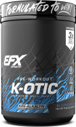 Efx Sports K-Otic Pre Workout | With Kre-Alkalyn Creatine & Hydromax Glycerol | 300Mg Caffeine + Full-Spectrum Amplifiers | 20 Servings (Blueberry Crush) Efx Sports K-Otic Pre Workout | With Kre-Alkalyn Creatine & Hydromax Glycerol | 300Mg Caffeine + Full-Spectrum Amplifiers | 20 Servings (Blueberry Crush)