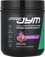 Jym Supplement Science Pre Jym Grape Candy Pre Workout Powder For Men & Women, Bcaas, Nootropics, Creatine Hci, Citrulline, Beta-Alanine, Betaine, Taurine, Huperzine, 30 Servings