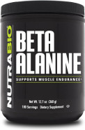 Nutrabio Beta Alanine Pre-Workout Supplement - Beta Alanine Powder- 360G Powder