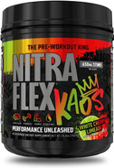 Gat Sport Nitraflex Kaos White Cherry Lime Pre-Workout Powder, Citrulline, Nitrates High-Stim Energy, Pump & Focus Booster 40 Servings