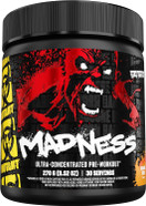 Mutant Madness | Pre Workout Powder Supplement Performance And Pump Blend Includes L-Citrulline, Beta-Alanine, Taurine, L-Tyrosine | 30 Serving |Orange Rush