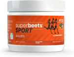 Humann Superbeets Sport Endurance Pre Workout Powder, Nitric Oxide Supplement, Nsf Certified, Stimulant & Caffeine Free, Made With Beet Root, Wild Cherry, 20 Servings