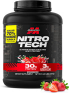 Muscletech Whey Protein Powder (Strawberry, 4 Pound) - Nitro-Tech Ultimate Muscle Building Formula With Whey Protein Isolate & Peptides - 30G Of Protein, 3G Of Creatine & 6.8G Of Bcaa Muscletech Whey Protein Powder (Strawberry, 4 Pound) - Nitro-Tech Ultimate Muscle Building Formula With Whey Protein Isolate & Peptides - 30G Of Protein, 3G Of Creatine & 6.8G Of Bcaa