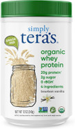 Simply Tera'S Organic Whey Protein Powder - Vanilla Protein Powder, Grass Fed, 20G Of Protein Per Serving, Clean Ingredients, Without Artificial Sweeteners, Non-Gmo, Rbgh-Free - Vanilla, 12 Oz