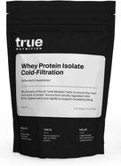 Unflavored Whey Protein Isolate Cold-Filtration - 100% Whey Protein Powder - 27G Protein Per Serving - Mixes Easily And Tastes Great - Third Party Tested - Unflavored/Unsweetened - 1Lb