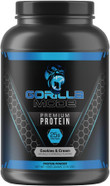 Gorilla Mind Premium Whey Protein - Cookies And Cream, 25 Grams Of Whey Protein Isolate & Concentrate,Recover And Build Muscle (30 Servings)