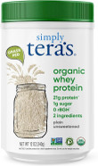 Simply Tera'S Organic Whey Protein Powder - Grass Fed Whey Protein Powder Without Artificial Sweeteners, Unflavored Protein Powder, Non-Gmo, Kosher, Gluten-Free - Plain Unsweetened 12 Oz Simply Tera'S Organic Whey Protein Powder - Grass Fed Whey Protein Powder Without Artificial Sweeteners, Unflavored Protein Powder, Non-Gmo, Kosher, Gluten-Free - Plain Unsweetened 12 Oz