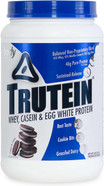 Body Nutrition Trutein High Protein Powder: 45% Whey, 45% Casein, 10% Egg White Protein Shake Mix, Low Sodium, Low Carb Protein Supplement Powder For Men & Women, Cookies & Cream, 2Lb Body Nutrition Trutein High Protein Powder: 45% Whey, 45% Casein, 10% Egg White Protein Shake Mix, Low Sodium, Low Carb Protein Supplement Powder For Men & Women, Cookies & Cream, 2Lb