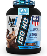 Bpi Sports Iso Hd Isolate Protein Powder  100% Whey Isolate, Protein Powder For Muscle Gain - Chocolate Brownie - 1.6 Lb - 23 Servings
