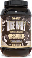 Huge Whey, Protein Powder For Muscle Gain, 25G Protein, 12G Eaas, Supports Muscle Growth, Performance & Recovery (Cookie & Cream, 30 Servings) Huge Whey, Protein Powder For Muscle Gain, 25G Protein, 12G Eaas, Supports Muscle Growth, Performance & Recovery (Cookie & Cream, 30 Servings)