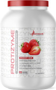 Metabolic Nutrition | Protizyme | 100% Whey Protein Powder | High Protein, Low Carb, Low Fat With Digestive Enzymes, 24 Essential Vitamins And Minerals | Strawberry Creme, 2 Pound Metabolic Nutrition | Protizyme | 100% Whey Protein Powder | High Protein, Low Carb, Low Fat With Digestive Enzymes, 24 Essential Vitamins And Minerals | Strawberry Creme, 2 Pound