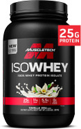 Muscletech Iso Whey Isolate Protein Powder, Vanilla - Post Workout Gym Supplement For Lean Muscle Gain, Body Building Weight Gainer & Recovery - 25G Protein, Bcaa, Eaa & 0 Added Sugar - 2Lbs Muscletech Iso Whey Isolate Protein Powder, Vanilla - Post Workout Gym Supplement For Lean Muscle Gain, Body Building Weight Gainer & Recovery - 25G Protein, Bcaa, Eaa & 0 Added Sugar - 2Lbs