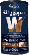 Biochem 100% Whey Isolate Protein - Chocolate - 15.4 Oz - Buy 1 Get 1 Free - Pre & Post Workout - Meal Replacement - Keto-Friendly - 20G Of Protein - Easily Digestible - Refreshing Taste - Easy To Mix Biochem 100% Whey Isolate Protein - Chocolate - 15.4 Oz - Buy 1 Get 1 Free - Pre & Post Workout - Meal Replacement - Keto-Friendly - 20G Of Protein - Easily Digestible - Refreshing Taste - Easy To Mix