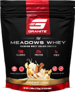 Granite Supplements The Meadows Whey Protein Isolate Protein Powder For Lean Muscle With 150 Calories, 2G Fiber, 1G Sugar (30 Servings), Cinnamon Cereal Flavor Granite Supplements The Meadows Whey Protein Isolate Protein Powder For Lean Muscle With 150 Calories, 2G Fiber, 1G Sugar (30 Servings), Cinnamon Cereal Flavor