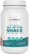 Reignite Wellness By Jj Virgin | Chocolate Paleo-Inspired All-In-One Shake | Gluten Free + Dairy Free Protein Powder | Contains 20G Of Beef Protein With Vitamins, Minerals, Amino Acids | 30 Servings Reignite Wellness By Jj Virgin | Chocolate Paleo-Inspired All-In-One Shake | Gluten Free + Dairy Free Protein Powder | Contains 20G Of Beef Protein With Vitamins, Minerals, Amino Acids | 30 Servings