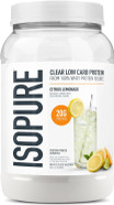 Isopure Clear Whey Isolate Protein Powder Infusions, Lactose Free, Gluten Free, Naturally Flavored, Citrus Lemonade, 20G Protein Per Serving, 1.9 Lb, 36 Servings Isopure Clear Whey Isolate Protein Powder Infusions, Lactose Free, Gluten Free, Naturally Flavored, Citrus Lemonade, 20G Protein Per Serving, 1.9 Lb, 36 Servings