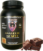 Healthy 'N Fit Anabolic Muscle (Chocolate) 3.5 Lb - Weight Gainer And Natural Muscle Mass And Strength Gainer
