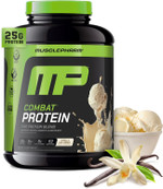 Musclepharm Combat Protein Powder, Vanilla Flavor, Fuels Muscles For Productive Workouts, 5 Protein Sources Including Whey Protein Isolate & Egg Albumin, Gluten Free, 4 Lb, 52 Servings Musclepharm Combat Protein Powder, Vanilla Flavor, Fuels Muscles For Productive Workouts, 5 Protein Sources Including Whey Protein Isolate & Egg Albumin, Gluten Free, 4 Lb, 52 Servings