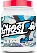 Ghost Clear Whey Isolate Protein Powder, Blue Raspberry - 1.4 Lb Tub, 25G Of Whey Protein - Post Workout Drink For Muscle Gain & Recovery  Sugar Free, Soy Free & Zero Fat, 20 Servings