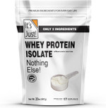 It'S Just! - Whey Protein Isolate, Ultra Premium Grass-Fed, Unflavored, Made In Usa, Pure 90% Protein, Only 1G Carb, No Added Sugar (5 Pound)