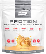 Granite Nutrition Protein Powder - Premium 5-Source Blend (Whey, Casein, Egg, Grass-Fed Beef) For Lean Muscle And Recovery - Peanut Butter Flavor, 30 Servings