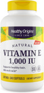 Healthy Origins Vitamin E 1,000 Iu (Natural, Non-Gmo, Gluten Free, Skin Support, Cardiovascular Support), 240 Softgels Healthy Origins Vitamin E 1,000 Iu (Natural, Non-Gmo, Gluten Free, Skin Support, Cardiovascular Support), 240 Softgels